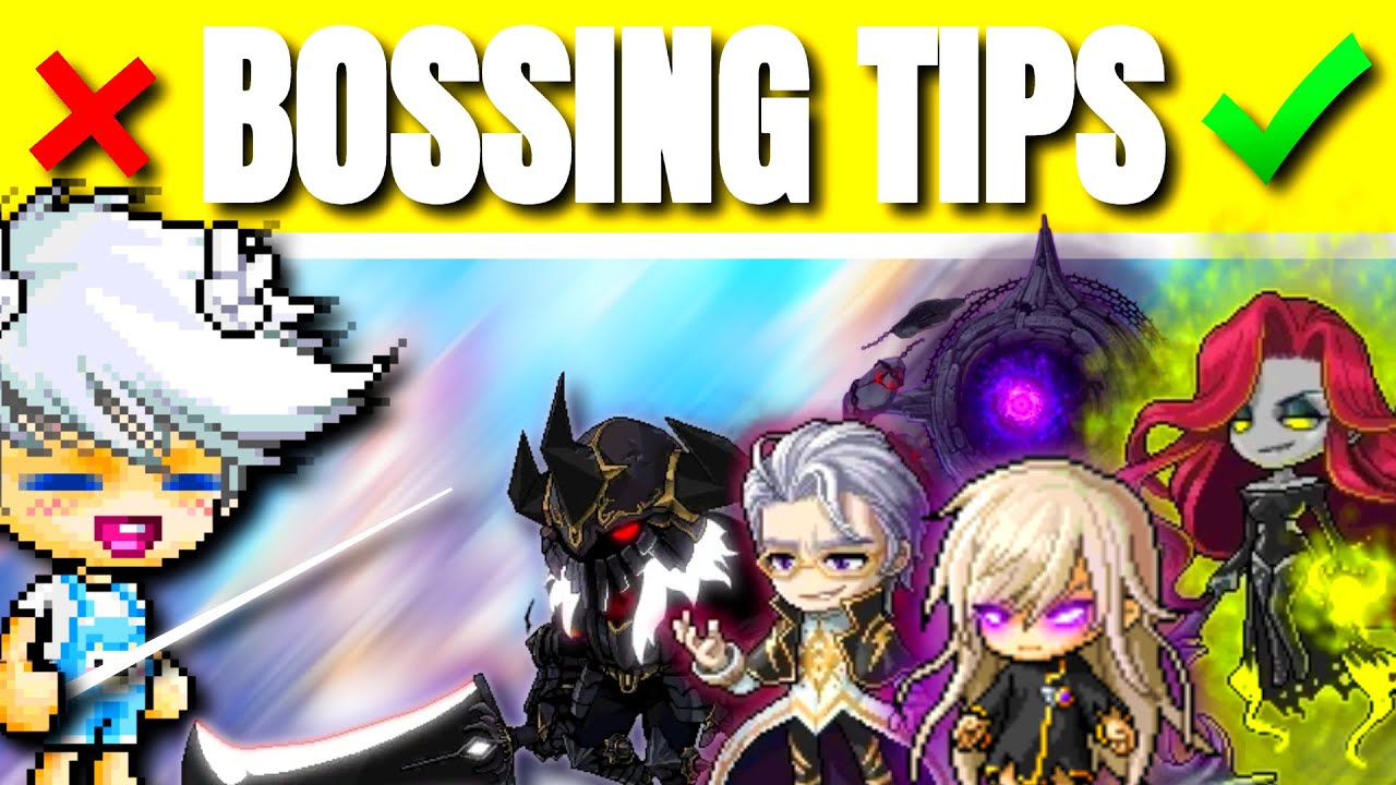 My TOP Maplestory Tips to Make Bossing Easier FOR YOU! - YouTube