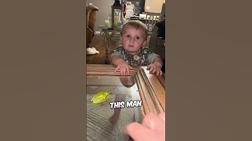 This baby started crying after a frog jumped on his face 😂 (via brettwilliams16)