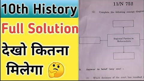 10th History  Question paper Full Solution 2022 |  History Solution | Maha board | VJ TUTORIAL |