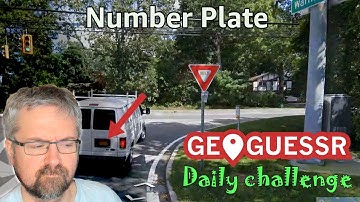 Geoguessr Daily Challenge - I Recognised This Number Plate