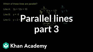 Parallel lines 3