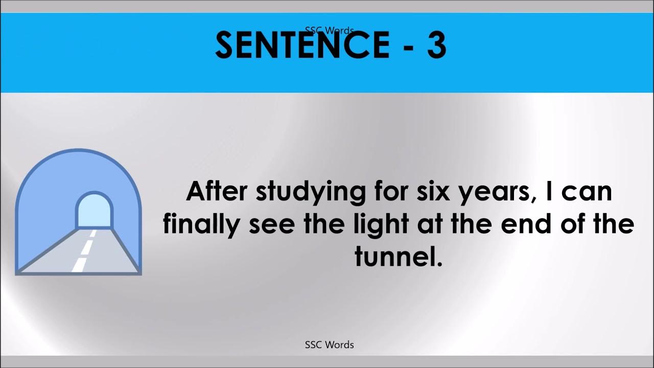 SEE THE LIGHT Idiom 331 Meaning and five sentences SSC Words YouTube