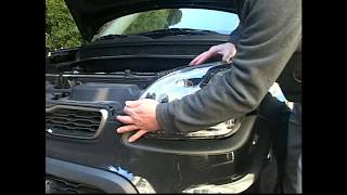 Headlight Removal and Bulb Replacement on 2013 Kia Soul