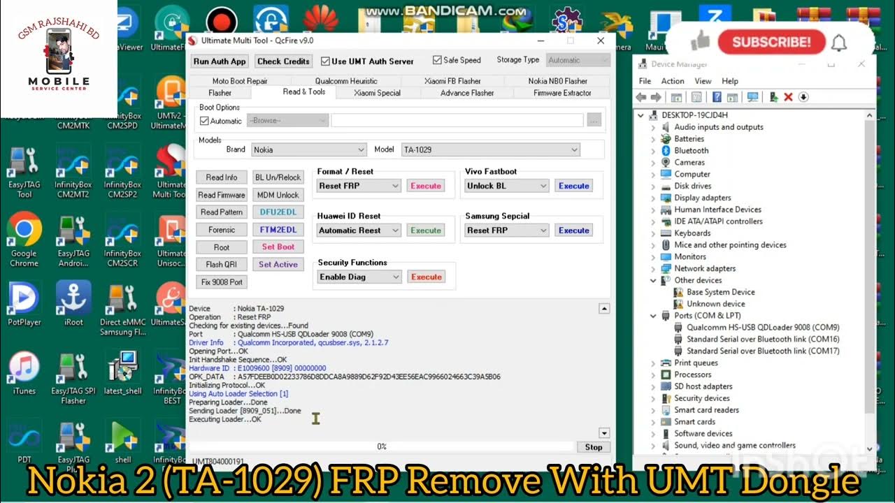 Nokia 2 (TA-1029) FRP Remove With UMT - YouTube