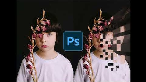 Photoshop Tutorial | Pixel Explosion Effect in photoshop2024