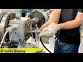 Full Testing of a Double-Outlet PVC Shower Threshold Mold & Extrusion Line | Real Production Run
