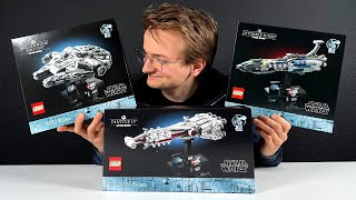 Haben die eine Existenz- Berechtigung? | LEGO Star Wars 'Starship Collection' 2024 Review!