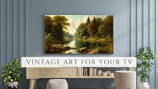 Stormy Seascape Serenade | Vintage Art for Your TV | 4K Visuals