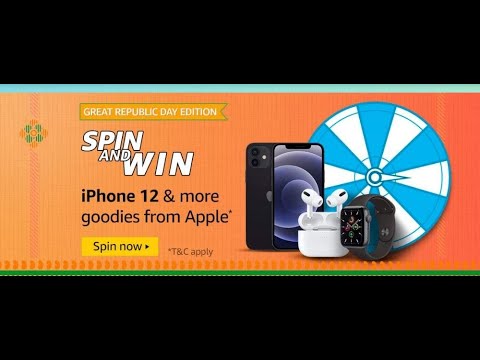 Amazon Great Republic Day Edition Quiz Answers: Spin And Win iPhone 12 And More Goodies From Apple