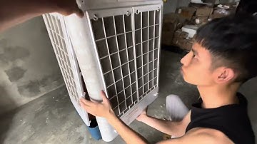 Hướng dẫn tháo lắp quạt điều hoà quạt hơi nước