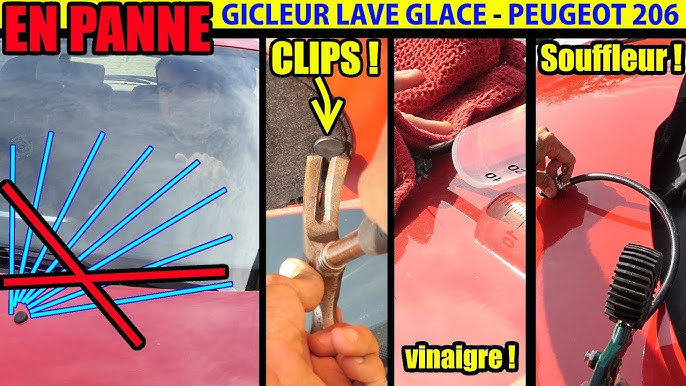 Comment déboucher le Gicleur de vitre ou lave glace arrière de la