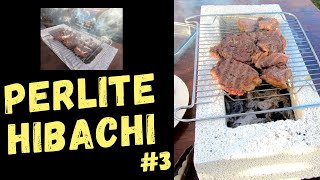 Tabletop Perlite Hibachi #3 - Cooking Steak!