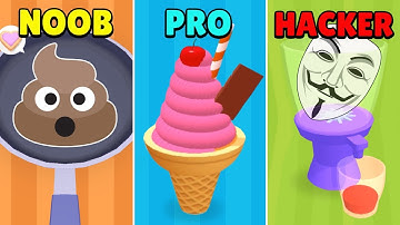 NOOB vs PRO vs HACKER - Cooking Games 3D