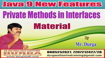 Download Java 9 New Features: Private Methods in Interfaces Material