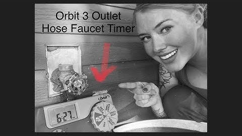Orbit 3-Outlet  Hose Faucet Timer Tutorial | How To Water Your Pets (Or Garden) Automatically!