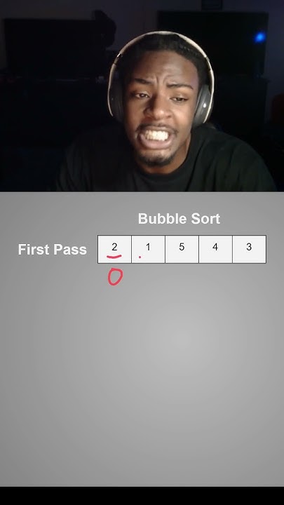 Bubble Sort Visual Explanation #coding - YouTube