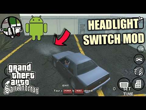 HeadLight Switch Mod  For GTA  SA  Android  In Only 1 KB YouTube