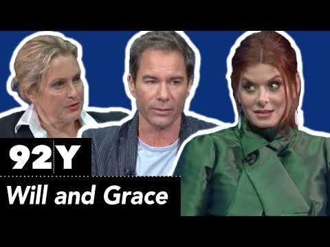 Will & Grace stars Debra Messing & Eric McCormack with Ali Wentworth