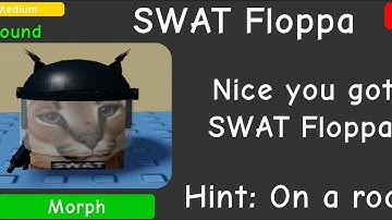 How To Get The “SWAT Floppa” | Find The Floppa Morphs #roblox #floppa