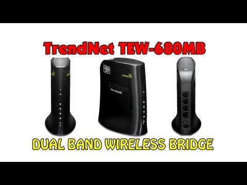 TrendNet TEW-680MB Dual Band Wireless N HD Media Bridge