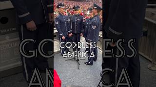 “God Bless America” at the 7th inning stretch at the @nationals season opener! #usafband #music