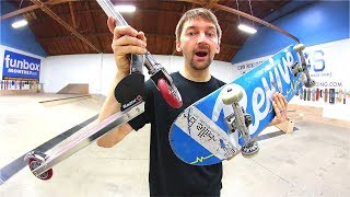 SCOOTERS VS SKATEBOARDS SCOOTERS VS SKATEBOARDS