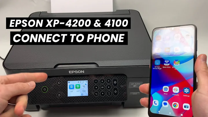 How to Connect & Setup Phone to Epson XP-4200 & 4100 Printer