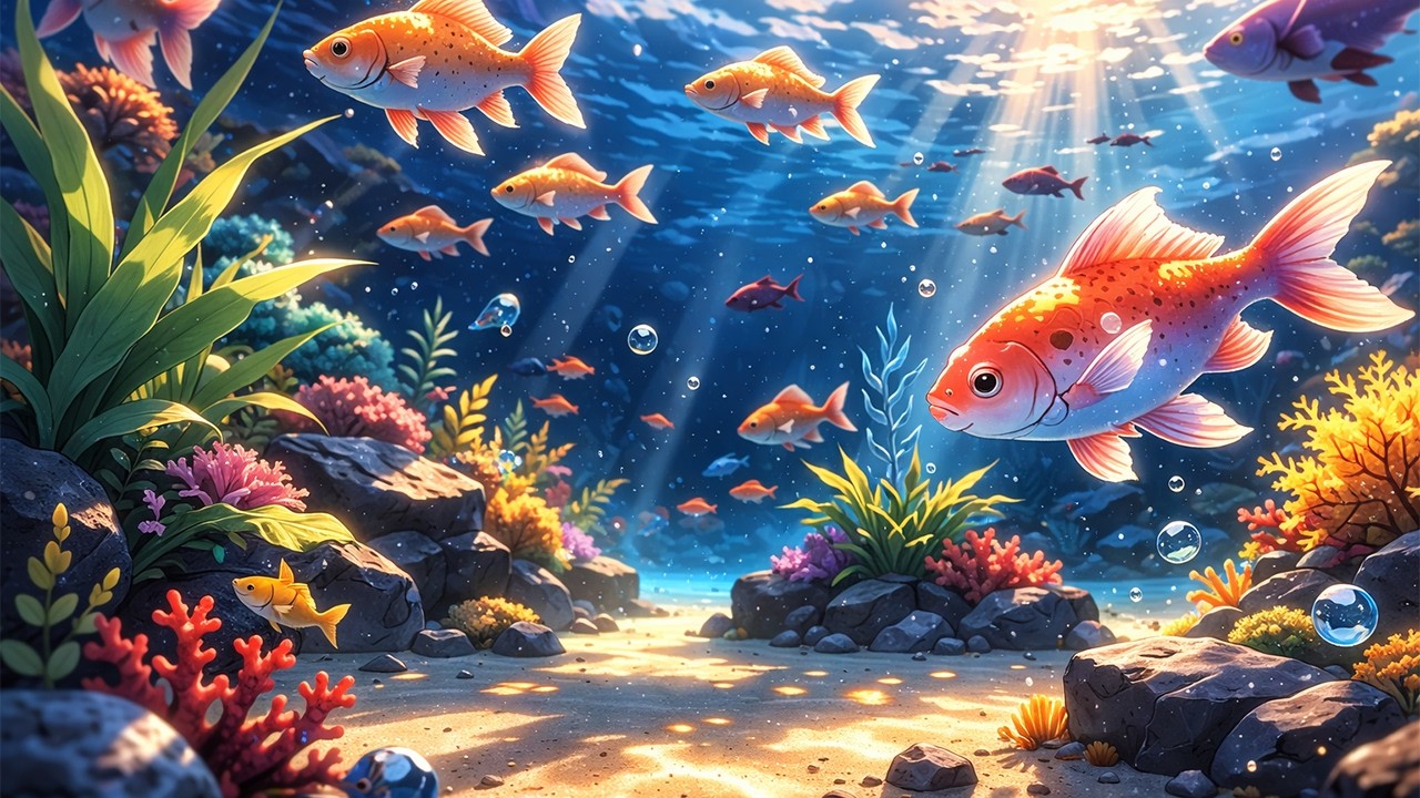 Aquarium Ambiance | 2.5 hours of 4K Relaxing Shrimp Vibes