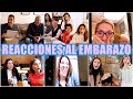 REACCIÓN en DIRECTO a NUESTRO EMBARAZO de FAMILIA Y AMIGOS · DearDiaryBlog