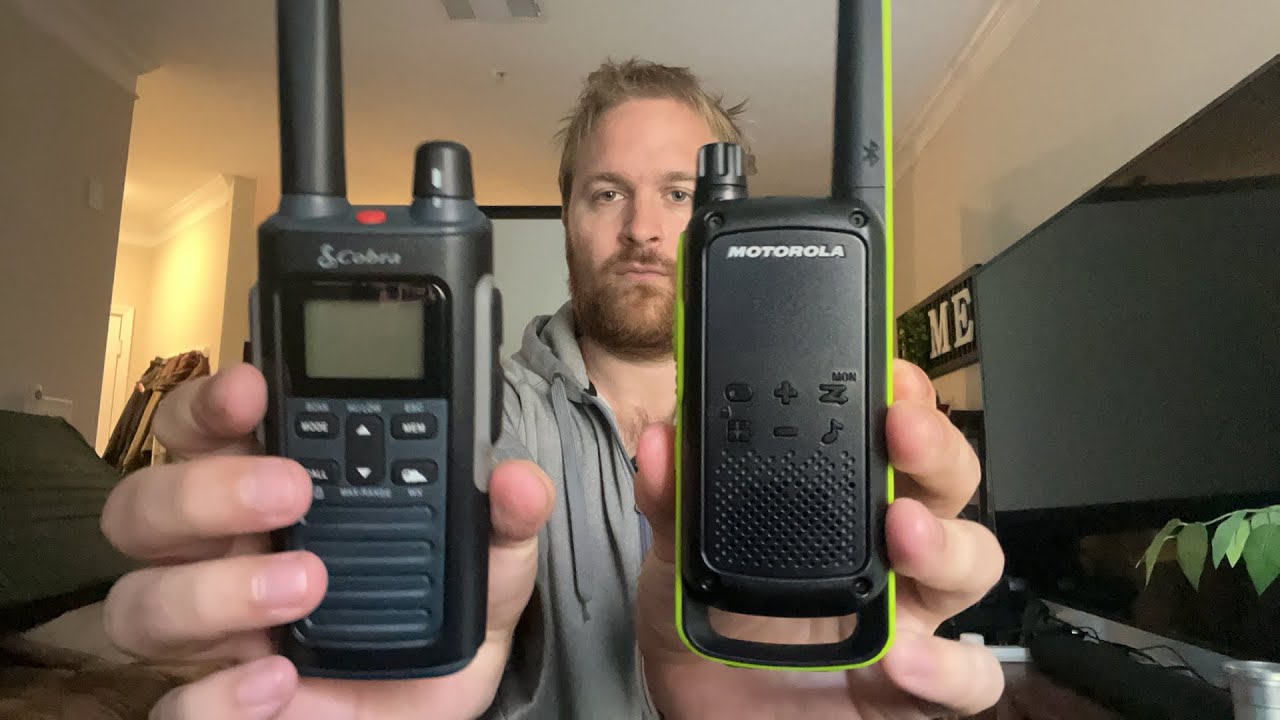 Motorola T801 vs Cobra RX685 - YouTube
