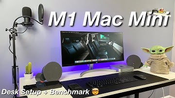 My Ultimate M1 Mac Mini Desk Setup + Benchmarks 🤯