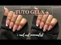 GEL X - Pose américaine + nail art minimaliste ✨