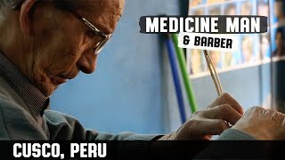 💈Traditional Shave in Peruvian Medicine Man Barbershop | Cusco Peru