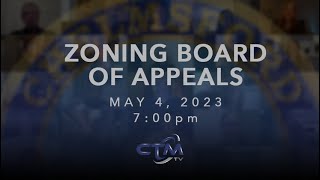 Zoning Board of Appeals: May 4, 2023