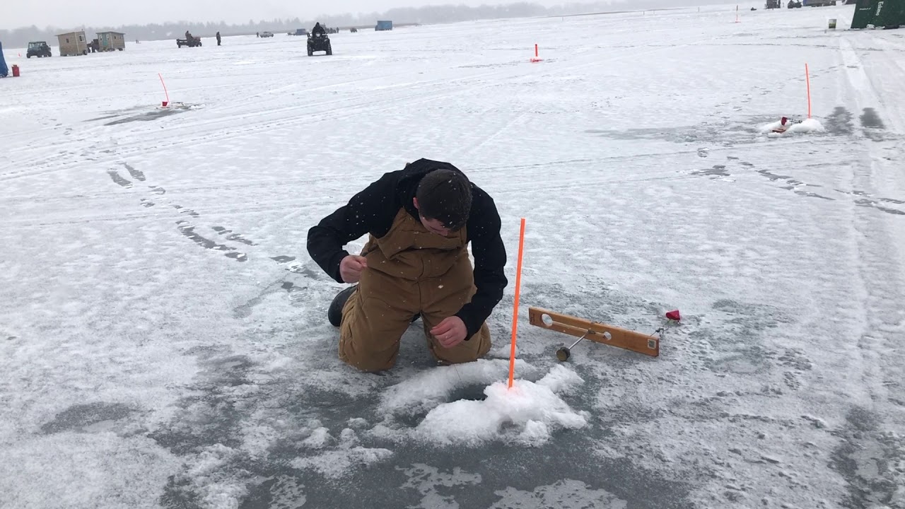 Wind Lake Bass - Ice Fishing