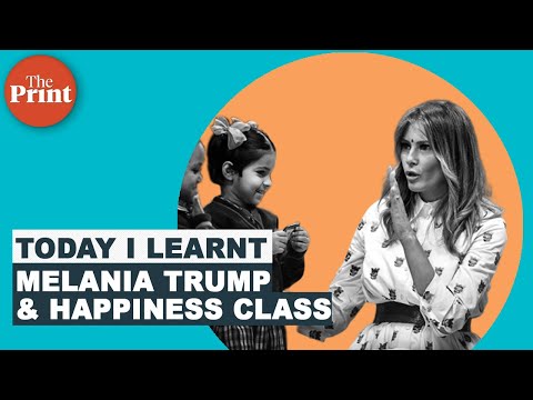 Yoga, storytelling, meditation: Delhi school's 'happiness class' shows Melania Trump a thing or two