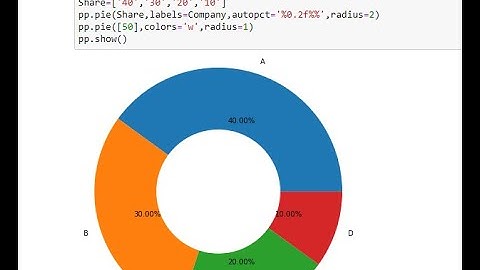 How to make Pie and Donut Chart by using Python