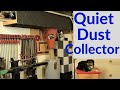 Reduce dust collector noise  sound suppression on noisy woodworking dust collection system