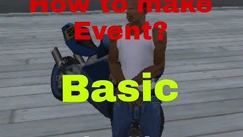 How to make Event | Tutorial | Gta Samp