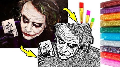 How to Draw The Joker | The Dark Knight | Joker Sketch | HD Arts