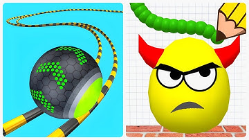 Going Balls VS Draw To Smash - All Max Android Gameplay, IOS Game  