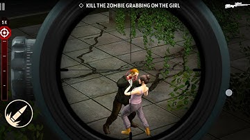 Sniper Zombie 3D - OFFLINE AMAZING Android Game Gameplay Walkthrough Part - 1 MAX GRAPHICS