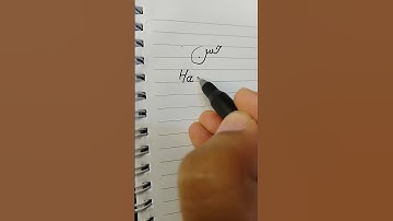 Hassan name in cursive writing 💝 #viralshort #youtube #englishwriting #signature #calligrahy #hassan