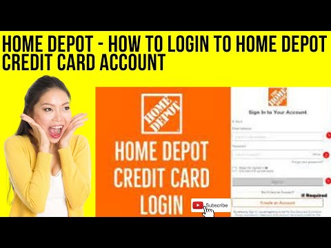 Home Depot | How to Login to Home Depot Credit Card Account | Tutorial