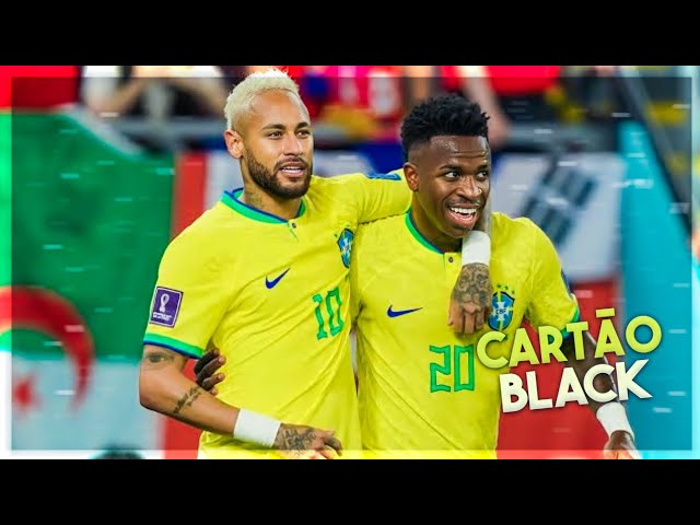 Neymar u0026 Vini Jr. ► Cartão Black (Kayblack, Caveirinha) feat. @futeditznjr10 class=