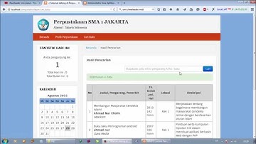 Sourcecode Sistem informasi Perpustakaan Sekolah Berbasis web PHP Mysql