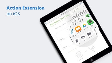 Action Extension and Document Picker in Signeasy for iOS
