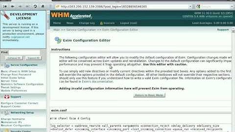 Extended logging for exim via WHM - Bobcares