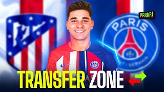 Julian Alvarez wants to Leave Man.City + Coman to Leave Bayern + PSG continue Kvaratskhelia chase.