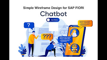 ✪Simple Wireframe Design for SAP FIORI UI Chatbot✪